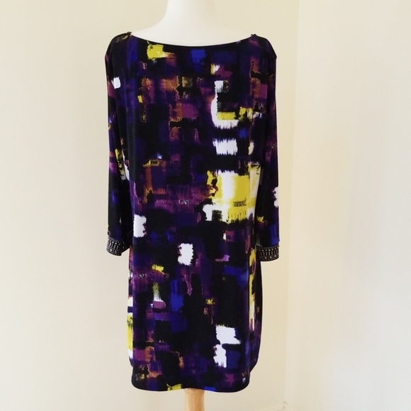 STYLE & CO Size XL Multi Combo Dress - Picture 3 of 7
